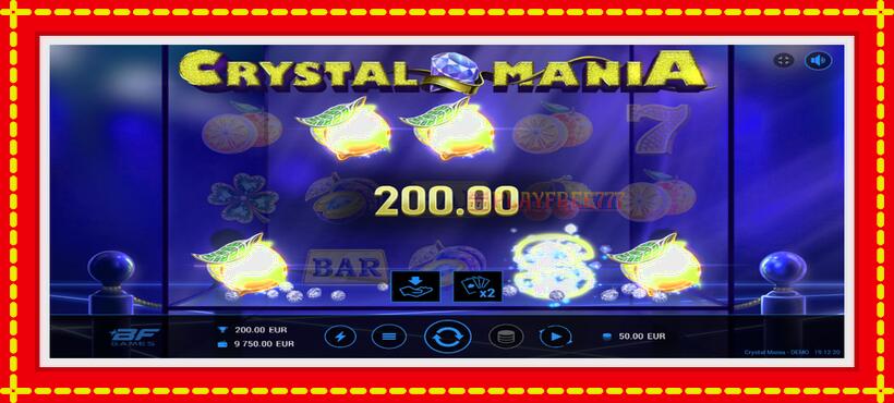 Slot machine Crystal Mania with access to free game online, picture 4