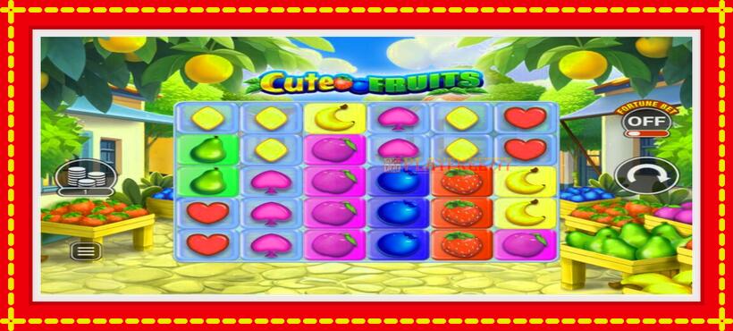 Slot machine Cute Fruits with access to free game online, picture 1