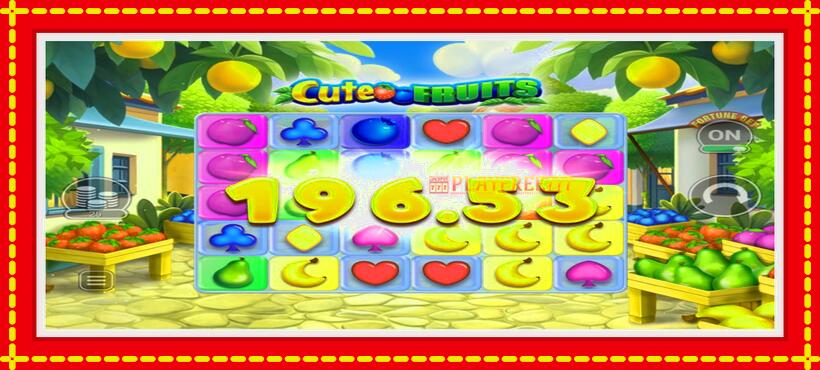 Slot machine Cute Fruits with access to free game online, picture 3