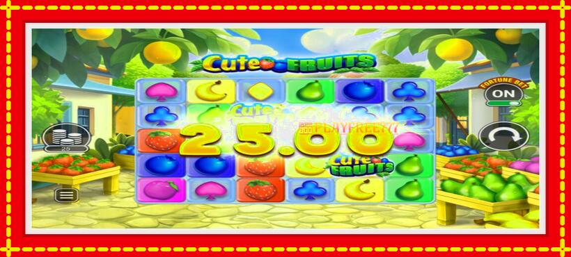 Slot machine Cute Fruits with access to free game online, picture 5