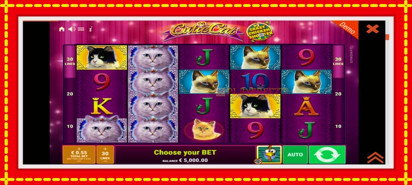 Slot machine Cutie Cat with access to free game online, picture 2