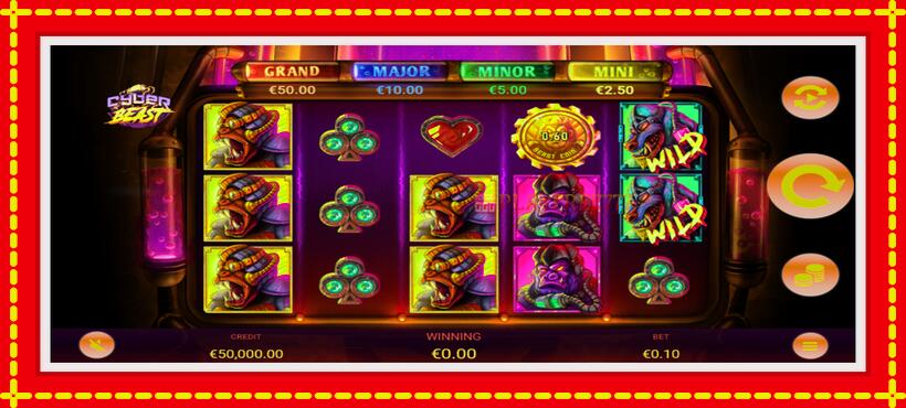 Slot machine Cyber Beast with access to free game online, picture 1