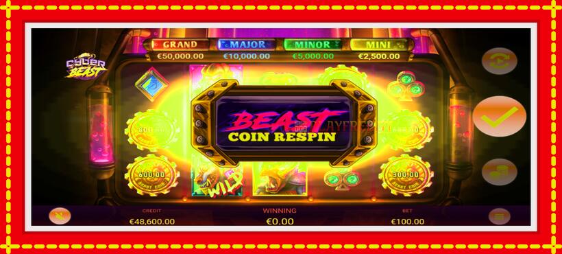 Slot machine Cyber Beast with access to free game online, picture 2