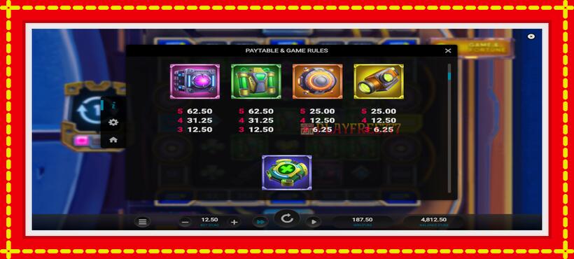 Slot machine Cyber Vault with access to free game online, picture 5