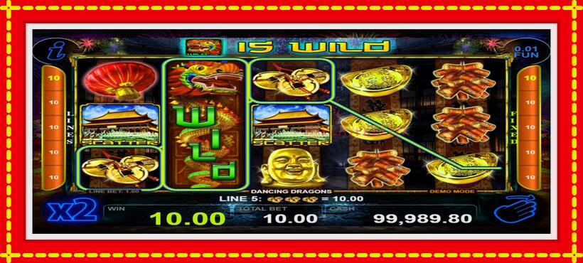 Slot machine Dancing Dragons with access to free game online, picture 2