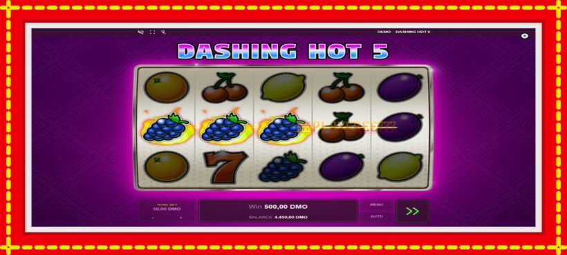 Slot machine Dashing Hot 5 with access to free game online, picture 3