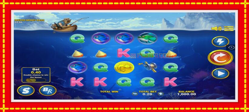 Slot machine Deeper Money Bass with access to free game online, picture 1