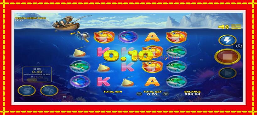 Slot machine Deeper Money Bass with access to free game online, picture 3