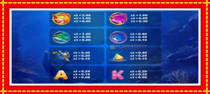 Slot machine Deeper Money Bass with access to free game online, picture 4