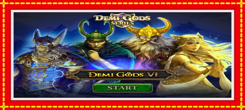 Slot machine Demi Gods 6 with access to free game online, picture 1