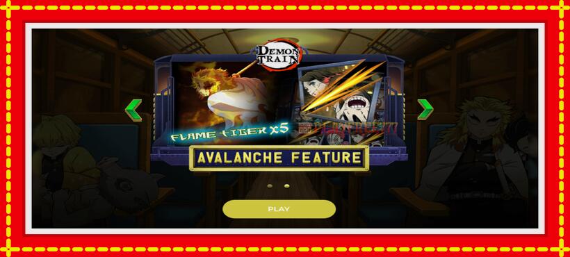 Slot machine Demon Train with access to free game online, picture 1