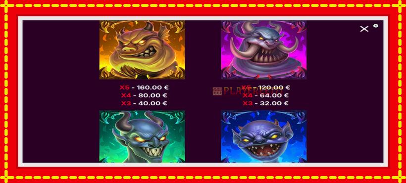 Slot machine Devils Treasures with access to free game online, picture 6