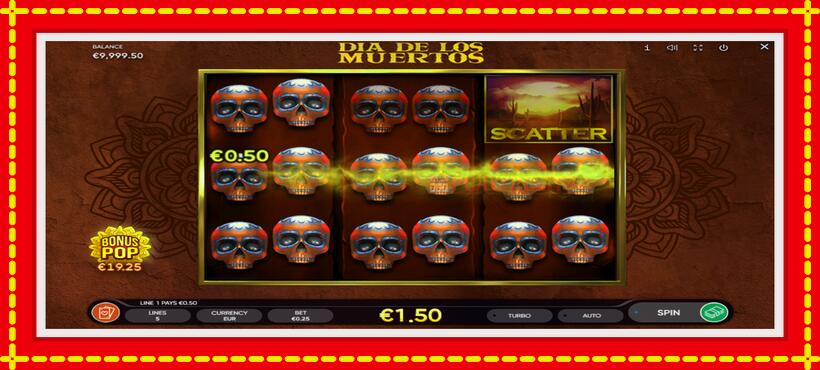 Slot machine Dia de Los Muertos with access to free game online, picture 2