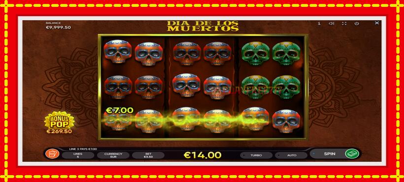 Slot machine Dia de Los Muertos with access to free game online, picture 4