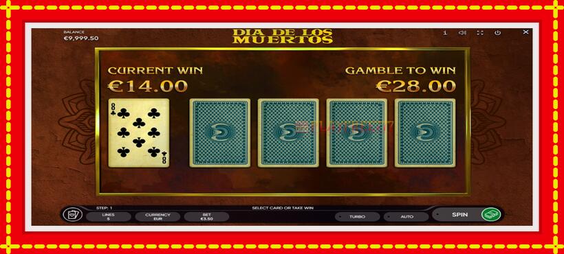 Slot machine Dia de Los Muertos with access to free game online, picture 5