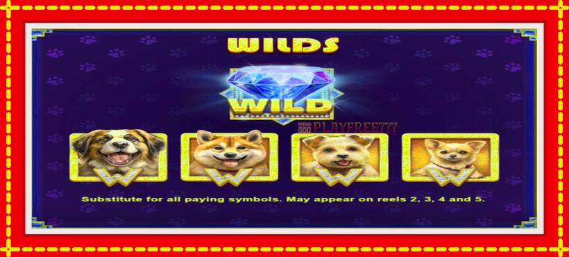 Slot machine Diamond Doggies with access to free game online, picture 6