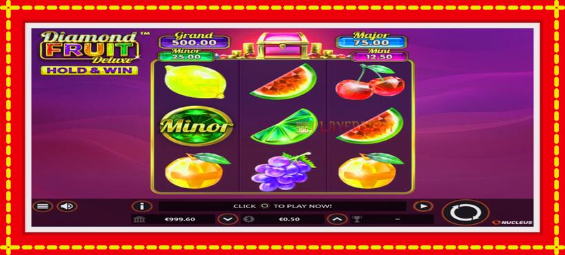 Slot machine Diamond Fruit Deluxe with access to free game online, picture 1