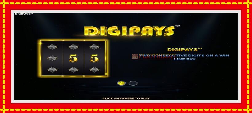 Slot machine Digipays with access to free game online, picture 1