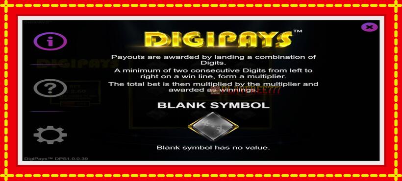 Slot machine Digipays with access to free game online, picture 4