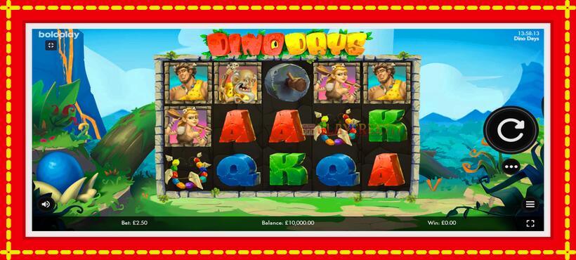 Slot machine Dino Days with access to free game online, picture 1