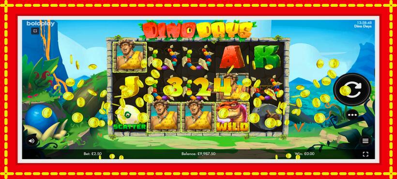 Slot machine Dino Days with access to free game online, picture 2