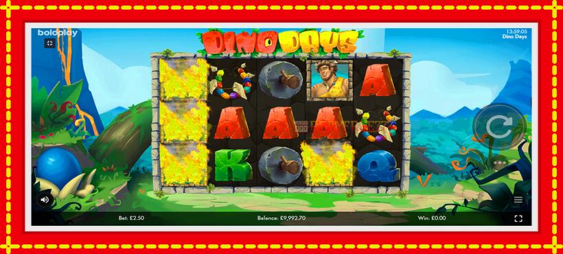 Slot machine Dino Days with access to free game online, picture 3