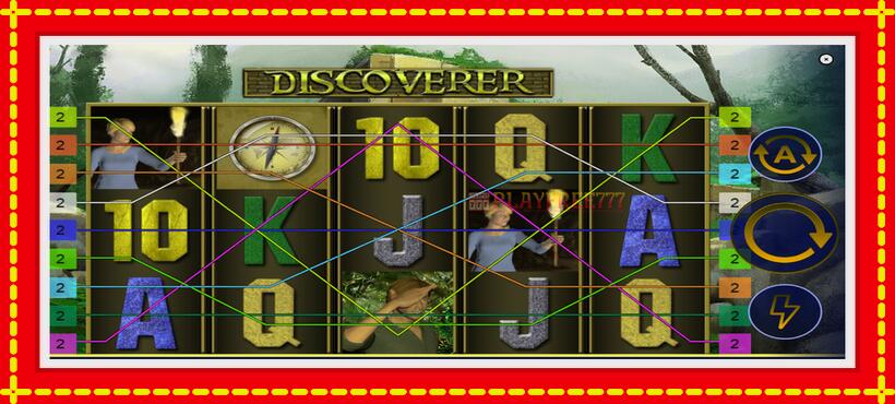 Slot machine Discoverer with access to free game online, picture 1