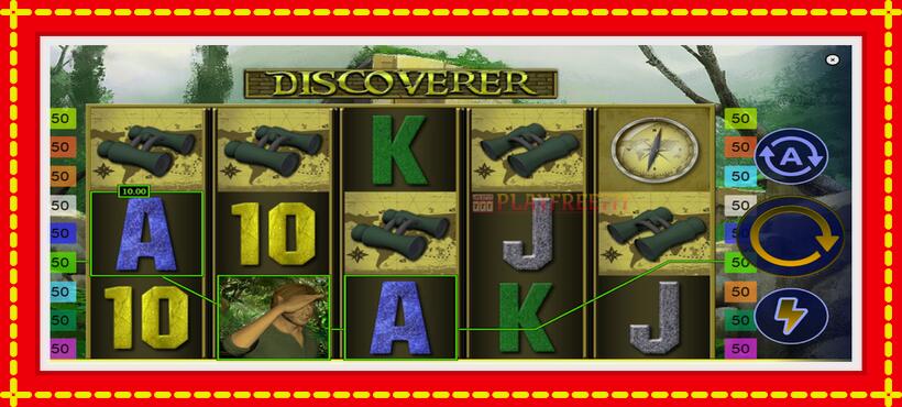 Slot machine Discoverer with access to free game online, picture 2