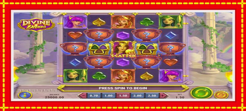 Slot machine Divine Divas with access to free game online, picture 1