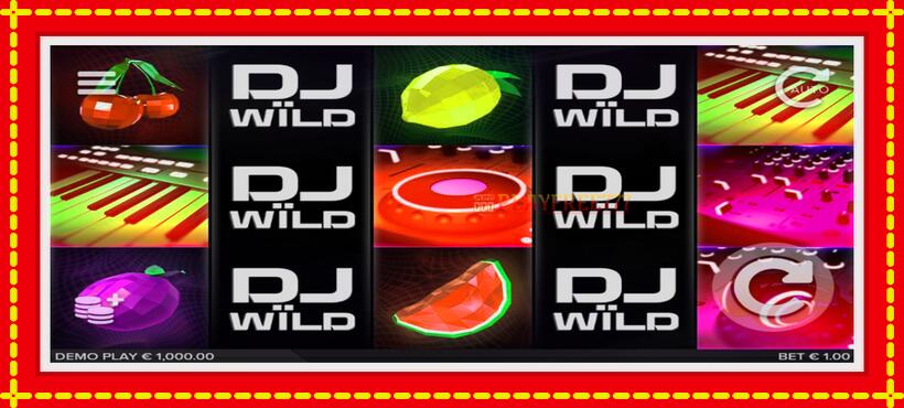 Slot machine DJ Wild with access to free game online, picture 1