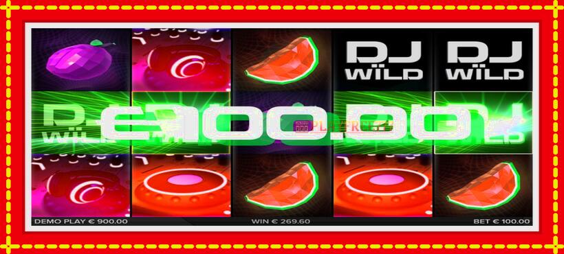 Slot machine DJ Wild with access to free game online, picture 2