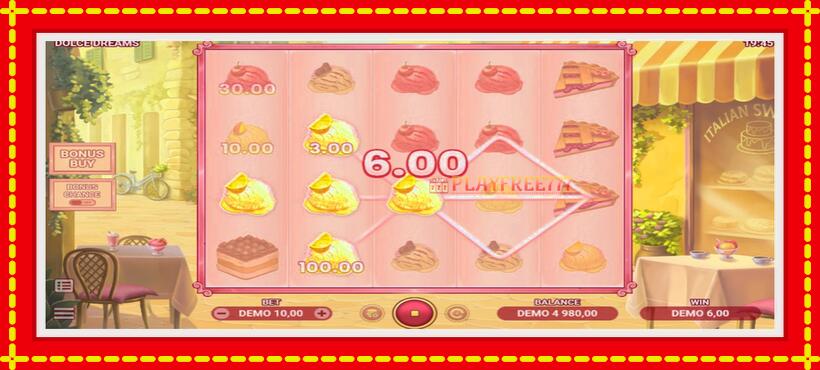 Slot machine Dolce Dreams with access to free game online, picture 3