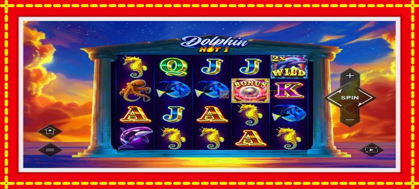 Slot machine Dolphin Hot 1 with access to free game online, picture 2