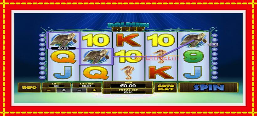 Slot machine Dolphin Reef with access to free game online, picture 1