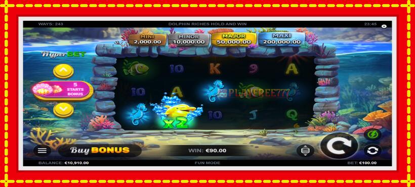 Slot machine Dolphin Riches with access to free game online, picture 4