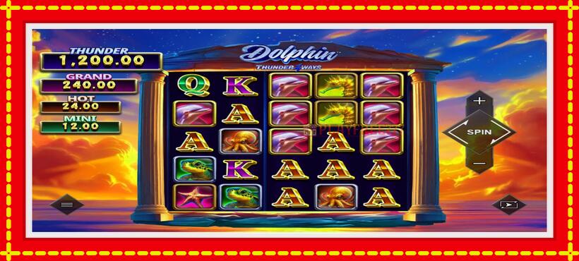 Slot machine Dolphin Thunder Ways with access to free game online, picture 1