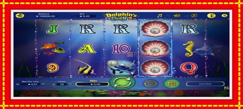 Slot machine Dolphin’s Luck 2 with access to free game online, picture 1