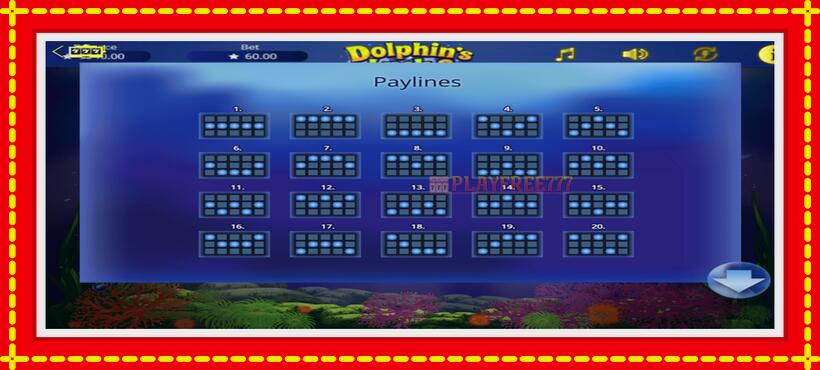 Slot machine Dolphin’s Luck 2 with access to free game online, picture 5