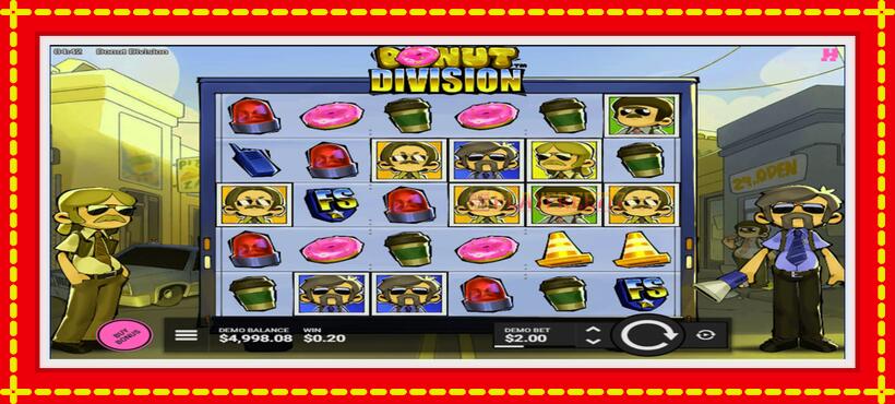 Slot machine Donut Division with access to free game online, picture 3