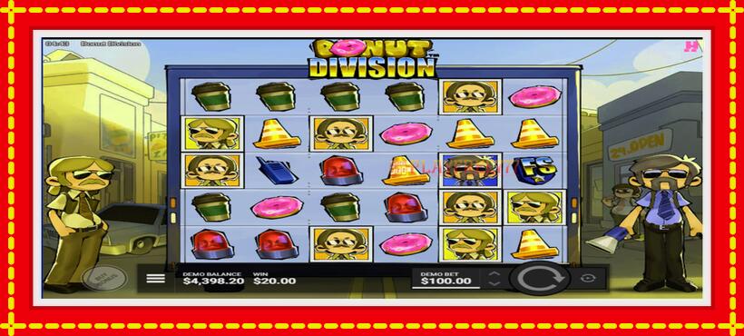 Slot machine Donut Division with access to free game online, picture 5