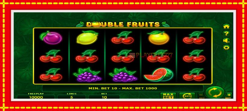 Slot machine Double Fruits with access to free game online, picture 1