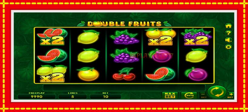 Slot machine Double Fruits with access to free game online, picture 2