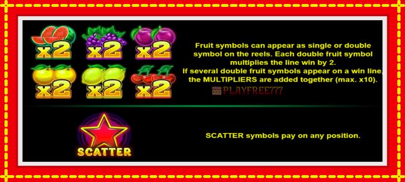 Slot machine Double Fruits with access to free game online, picture 5