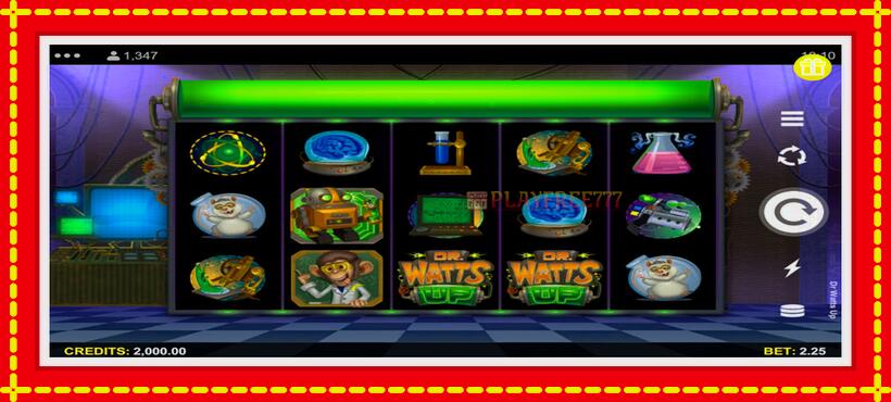 Slot machine Dr Watts up with access to free game online, picture 1