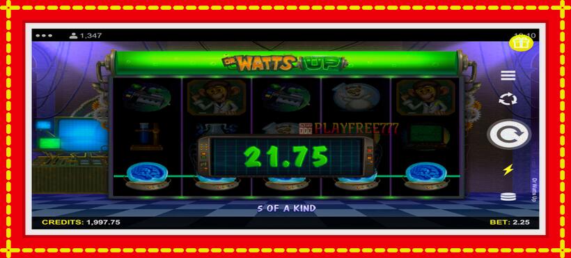 Slot machine Dr Watts up with access to free game online, picture 2