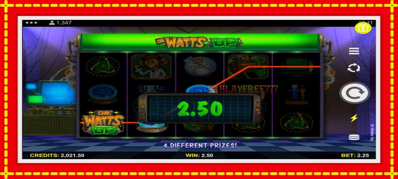 Slot machine Dr Watts up with access to free game online, picture 4