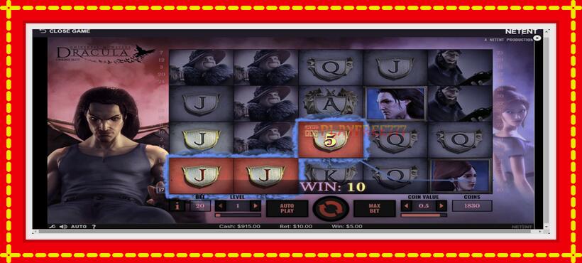 Slot machine Dracula with access to free game online, picture 4