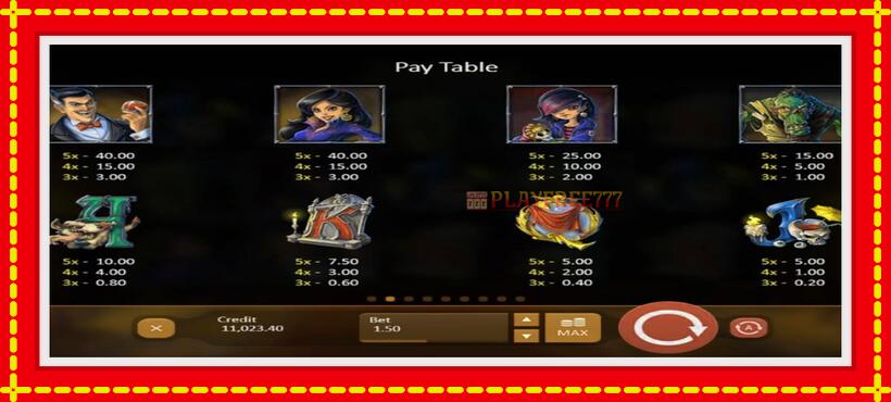 Slot machine Dracula’s Family with access to free game online, picture 5