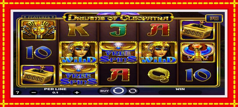 Slot machine Dreams of Cleopatra with access to free game online, picture 1