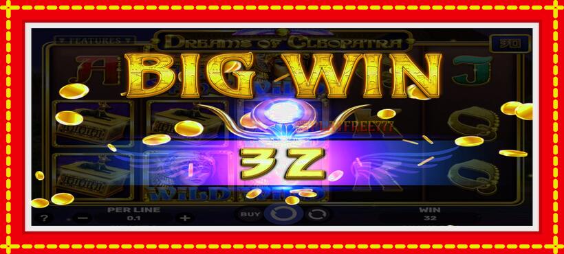 Slot machine Dreams of Cleopatra with access to free game online, picture 2